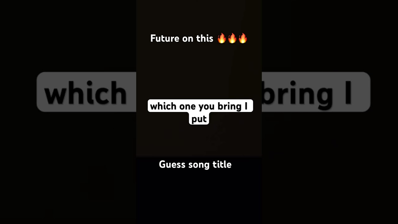 Guess song title… 🔥🔥🔥 