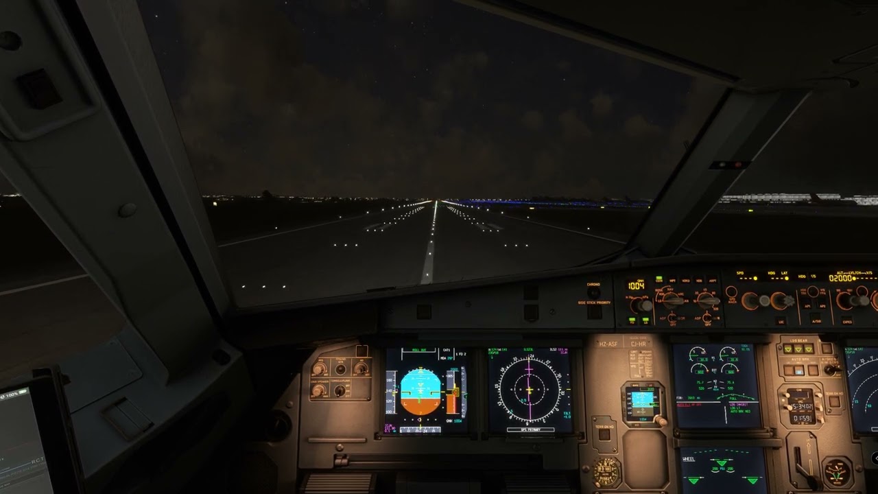 Approach RCTP ILS 23L Fenix A320 MSFS 2020