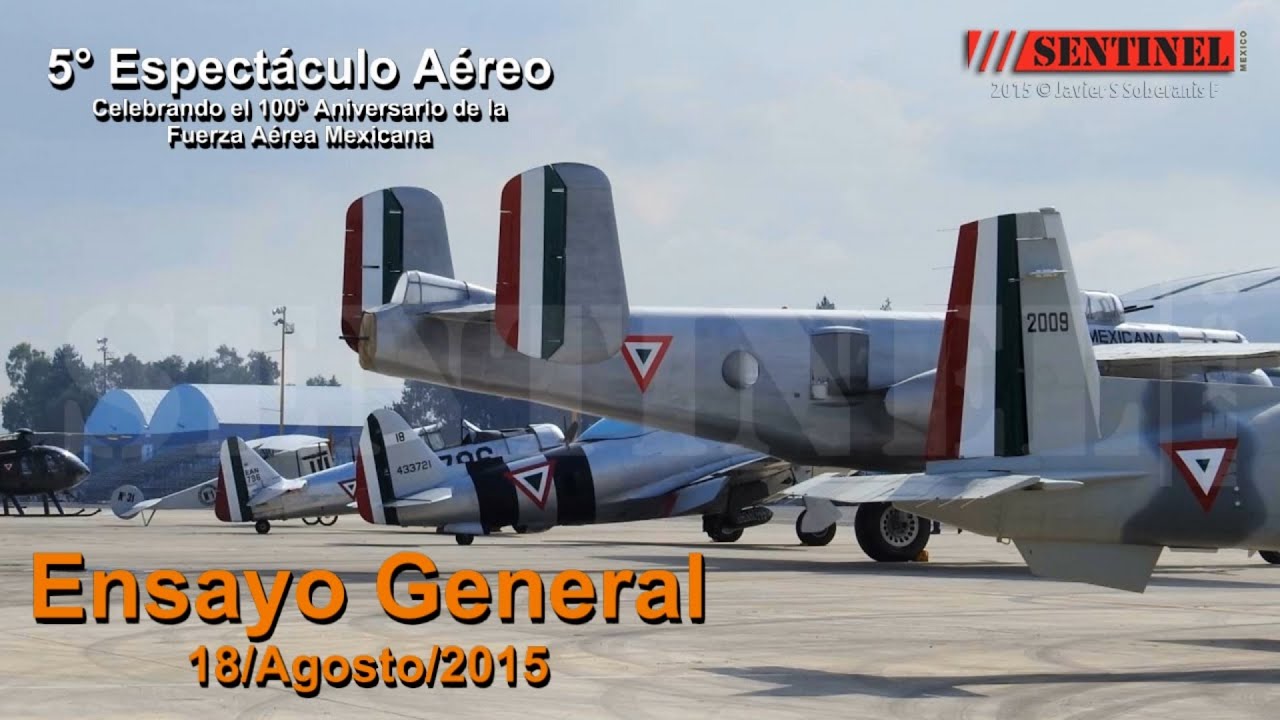 5° Espectáculo Aéreo, Ensayo General