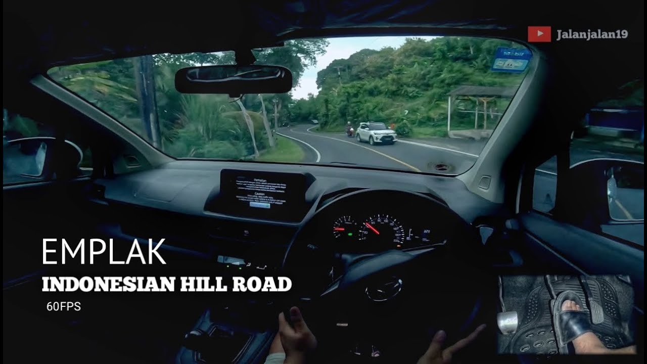 REAL ASMR POV DRIVE | DAIHATSU XENIA 2022 1.3 MANUAL | INDONESIAN HILL ROADS