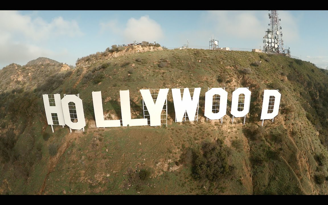 DJI Phantom 2 (H4-3D) - The Hollywood Sign in 4k