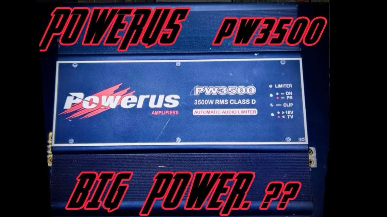 Powerus PW3500 amp dyno - big power?