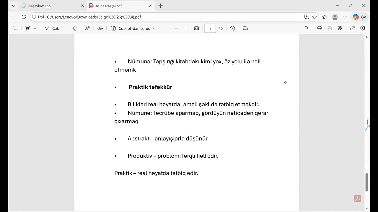 İnteqrasiya ve kompetensiya fərdi sual cavab-2|Kurikulum canli dərs