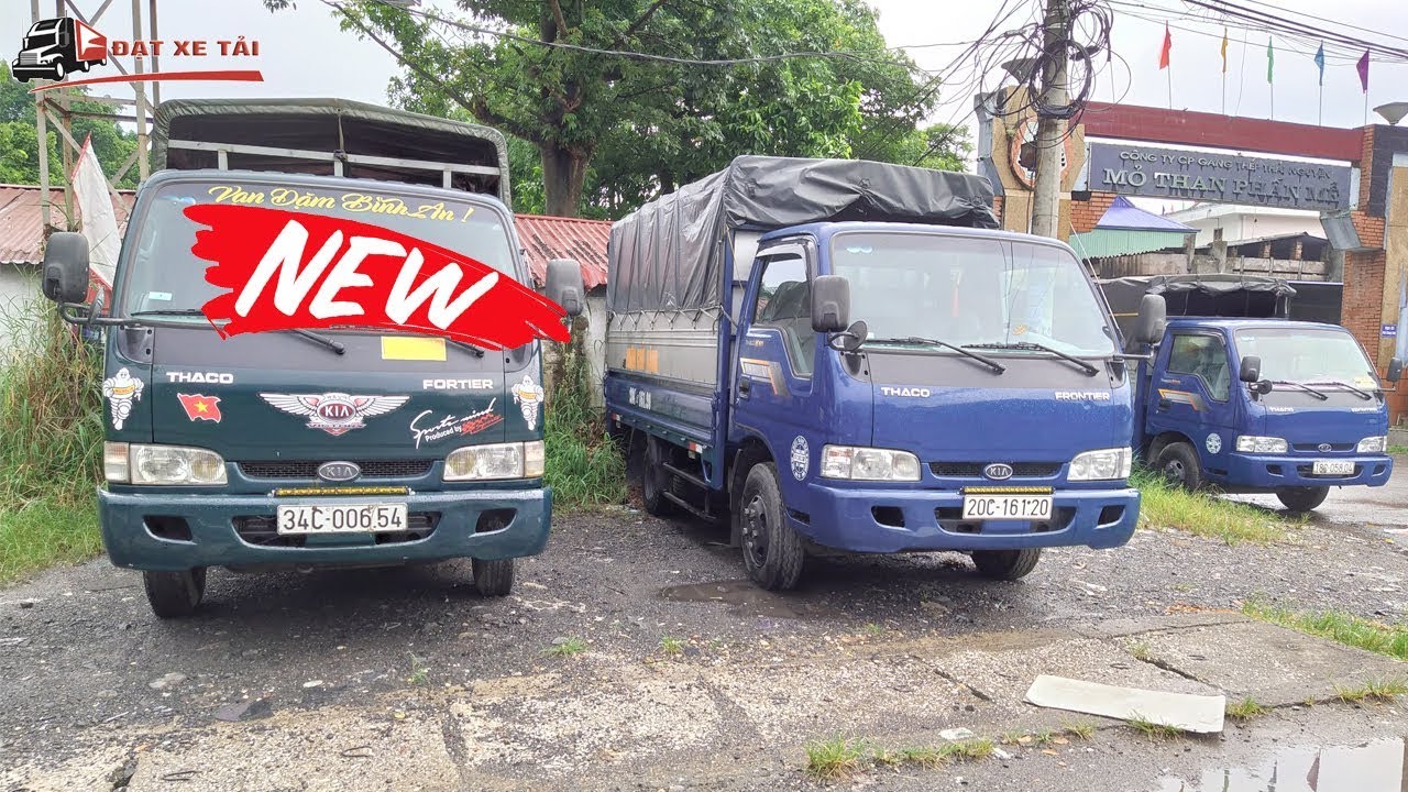 Báo Giá Tổng Hợp Xe Tải Cũ Chất Lượng tải trọng 1,4 tấn , 2,4 tấn KIA K3000 Vs K165
