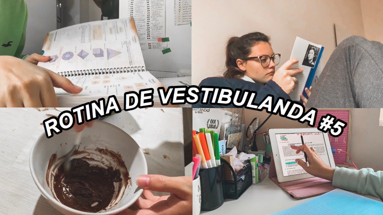 ROTINA DE VESTIBULANDA #5 | semana de vestibular, receitas, provas, leitura, organização