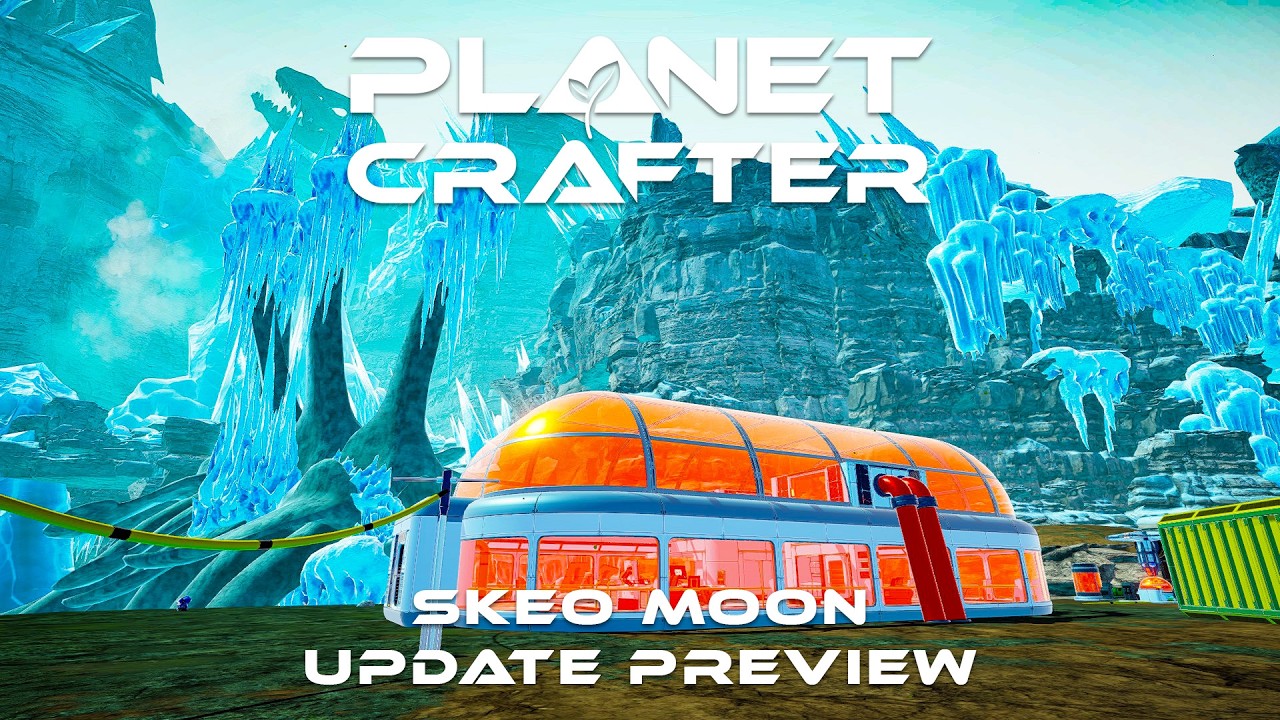 New Moon And Underground Base Building - Planet Crafter - Skeo Update Preview