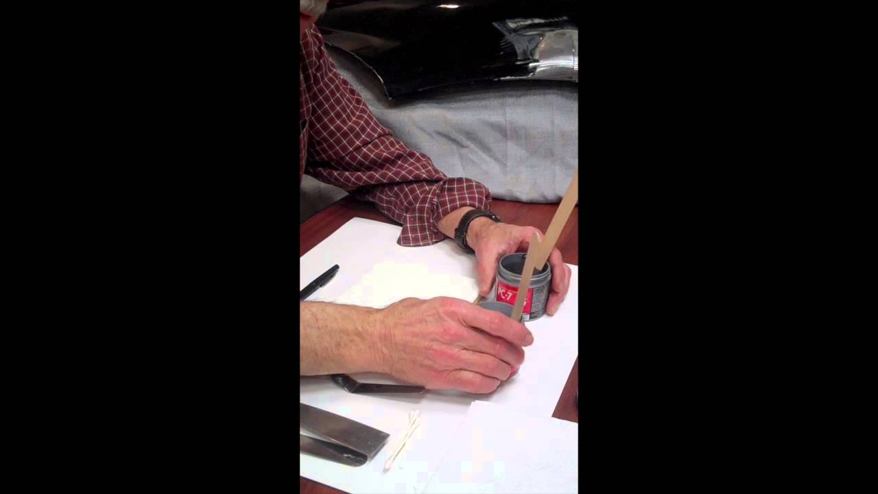 Quick Tutorial on How to Mix and Use PC-7 Epoxy