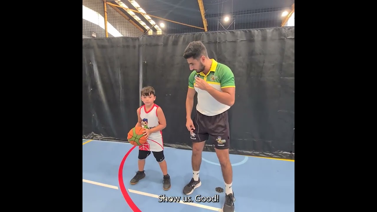 How to dribble a basketball correctly | Kids Basketball Training Ages 3-12