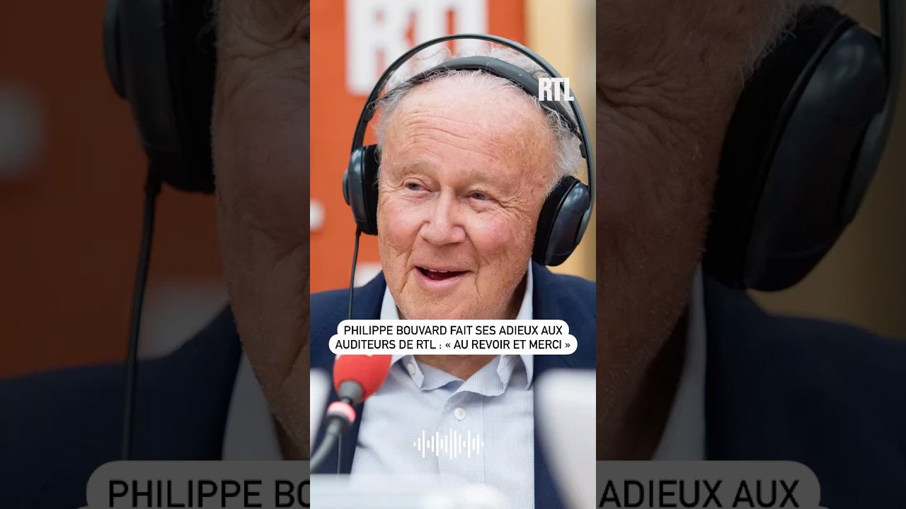 Philippe Bouvard fait ses adieux aux auditeurs de RTL : 