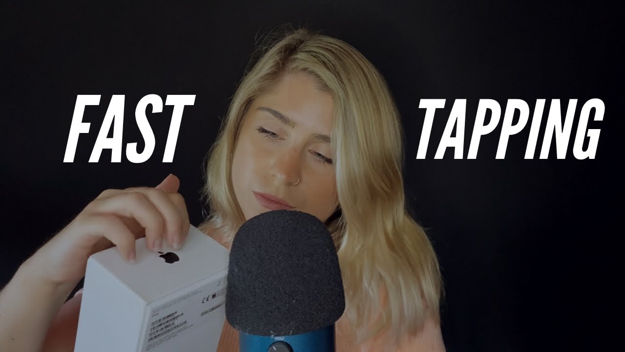 ASMR | FAST VARIED TAPPING (Nail tapping, Fingertip tapping, Scratchy tapping)