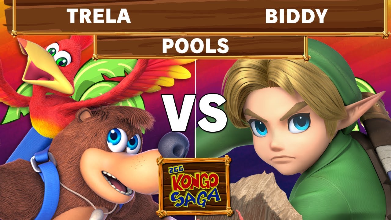Kongo Saga - Trela (Banjo & Kazooie) Vs Biddy (Young Link) Winners Pools - Smash Ultimate