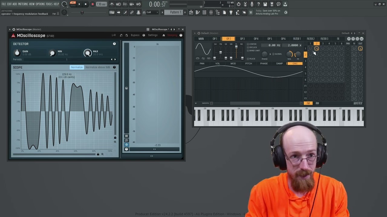 Free Oscilloscope that sync to the number of periods - MOscilloscope