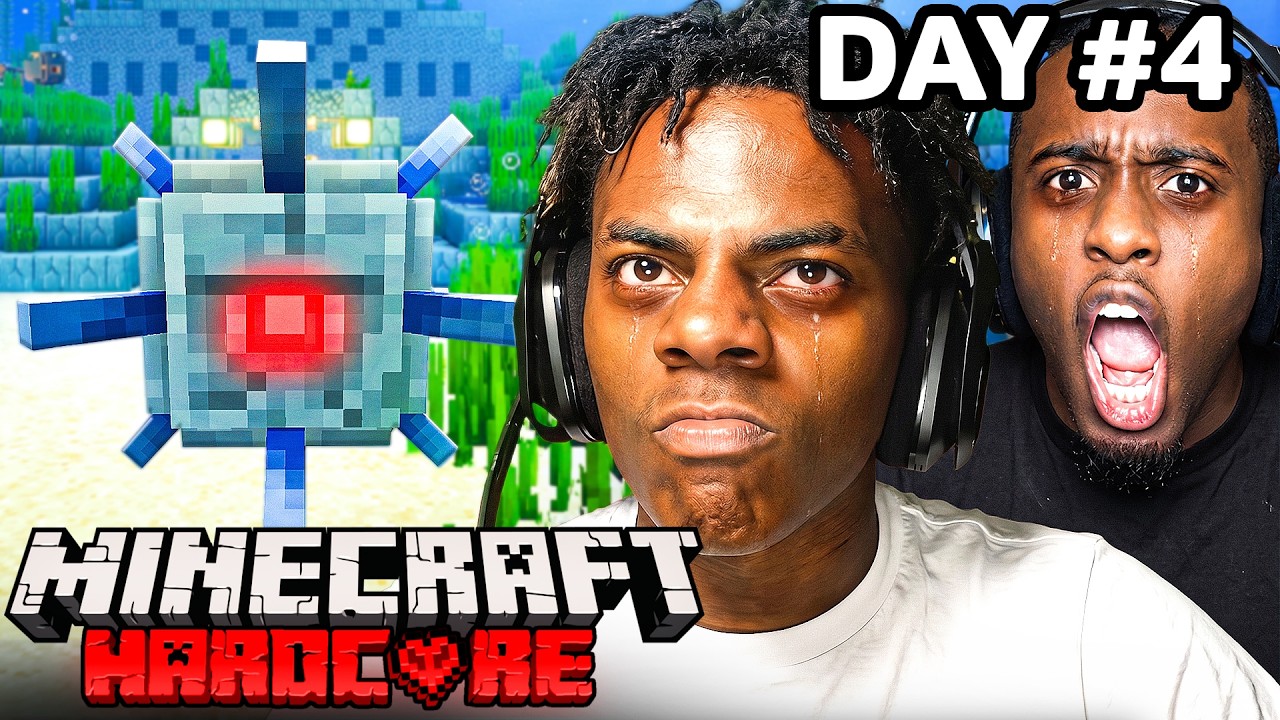 MINECRAFT HARDCORE ALL BOSSES DAY 4 🍄🔨🧟&zwj;♂️ft. KaiCenat
