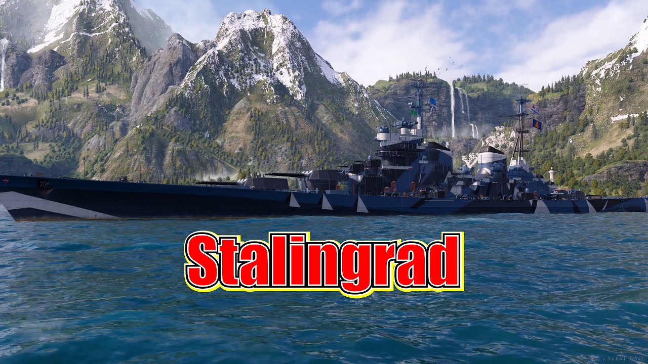 Meet The Stalingrad! Legendary Russian Cruiser (World of Warships Legends Xbox Series X) 4k