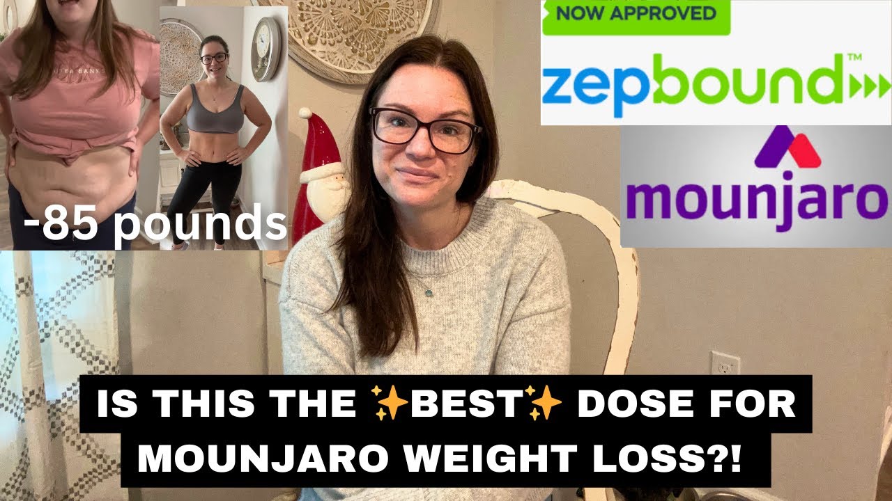 ✨New✨ IS THIS THE BEST DOSE FOR MOUNJARO/ZEPBOUND WEIGHT LOSS?! REAL people data!!