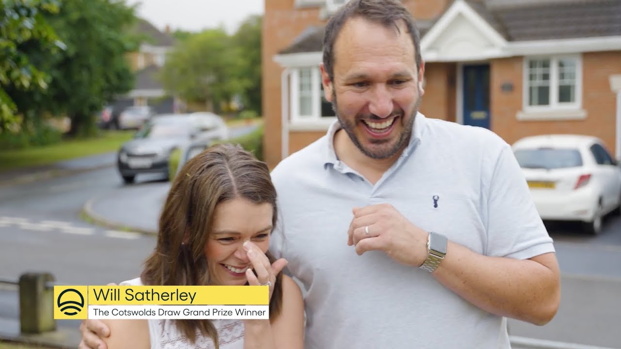 Watch Will and Wife Carrie, From Cardiff, Discover They’ve Just Won the £3,500,000 Cotswolds House