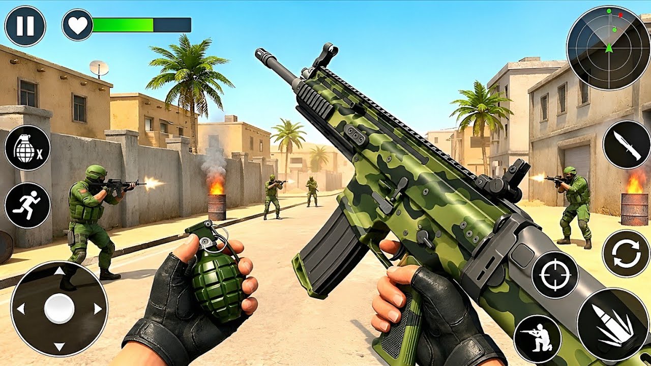 Anti Terrorist Gun Game - FPS Shooting Game - Android GamePlay