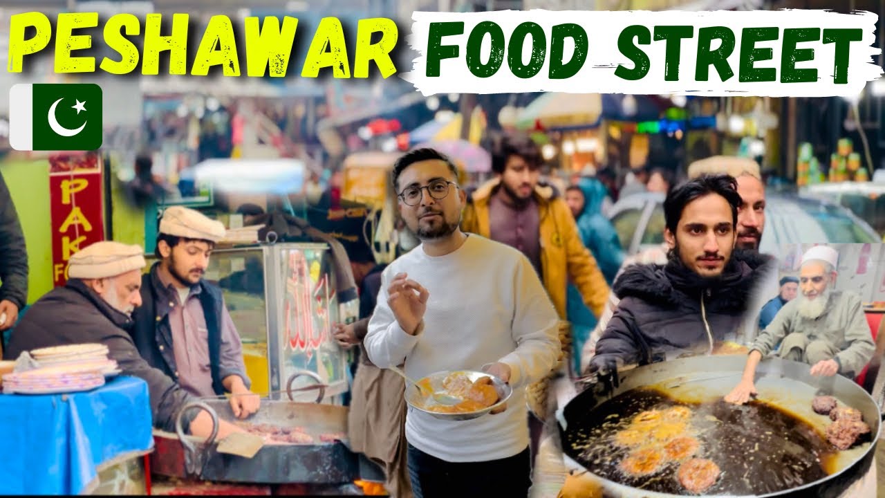 PESHAWAR FOOD STREET TOUR 🇵🇰 | street Food, Pakistan