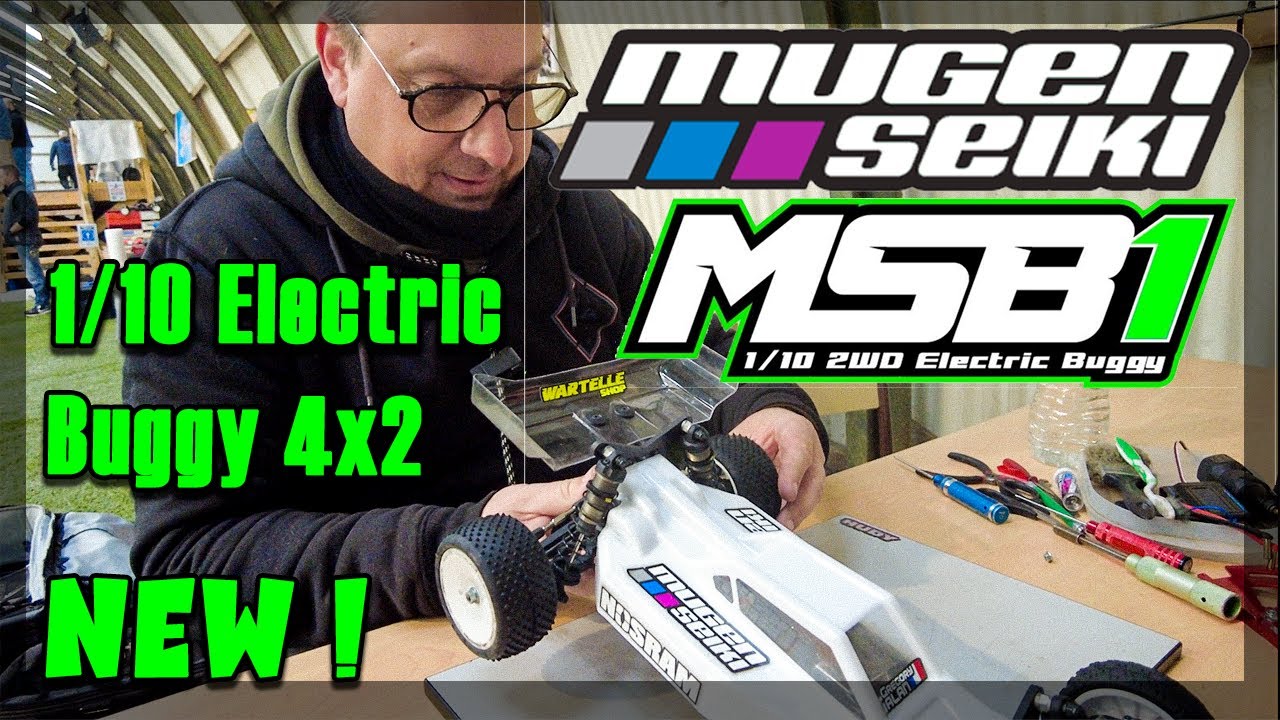 Exclu ! le nouveau Mugen MSB1 buggy 1/10 RC 4x2 de Gregory Galan