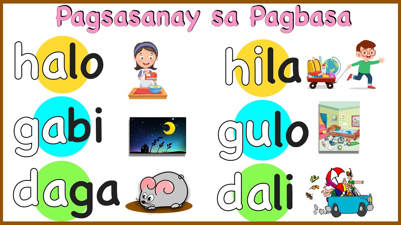 Practice Reading TAGALOG Words | Pagsasanay sa Pagbasa