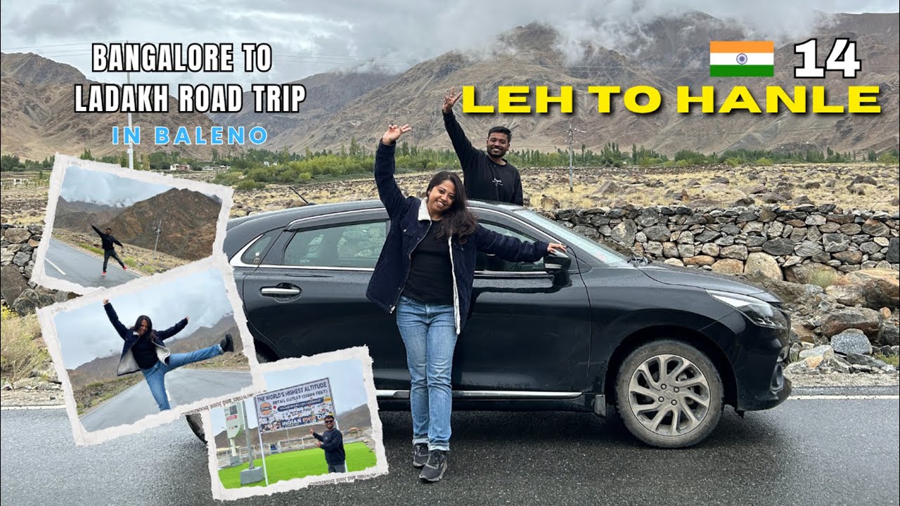 Leh to Hanle | Offbeat Ladakh | Bangalore to Ladakh Road Trip 2025 in Baleno🚙