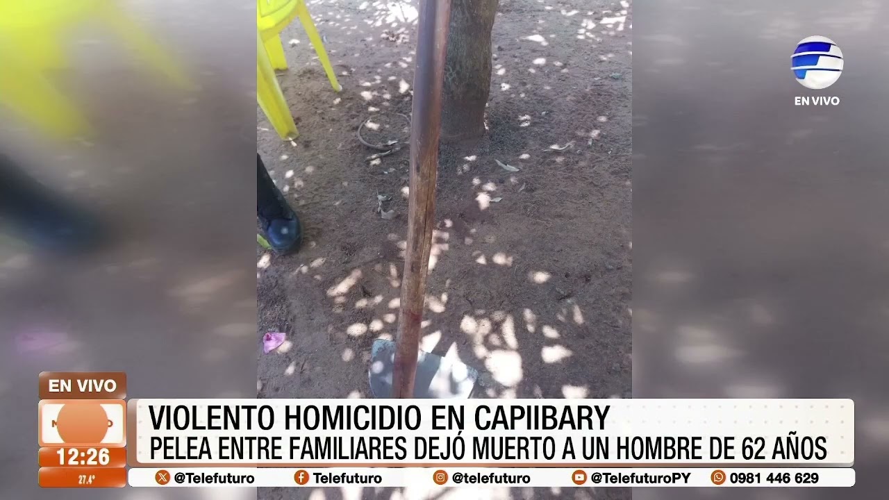 Violento homicidio en Capiibary