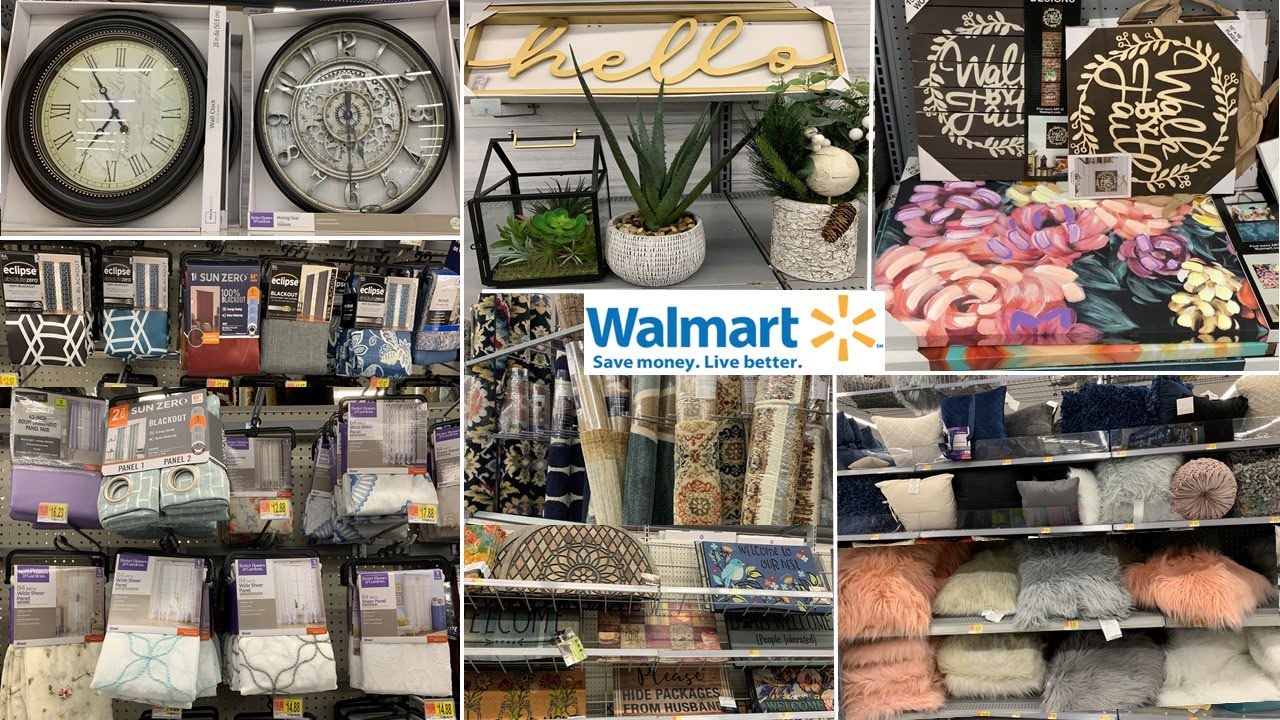 Walmart Home Decor * Pillows, Rugs, Curtains & More ~ Shop With Me