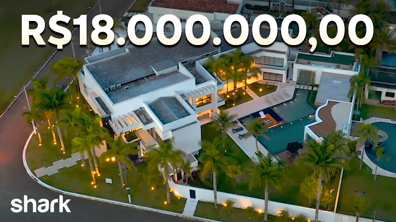 R$18.000.000,00 - MANSÃO CINEMATOGRÁFICA NO LITORAL PAULISTA - BRUNO SHARK