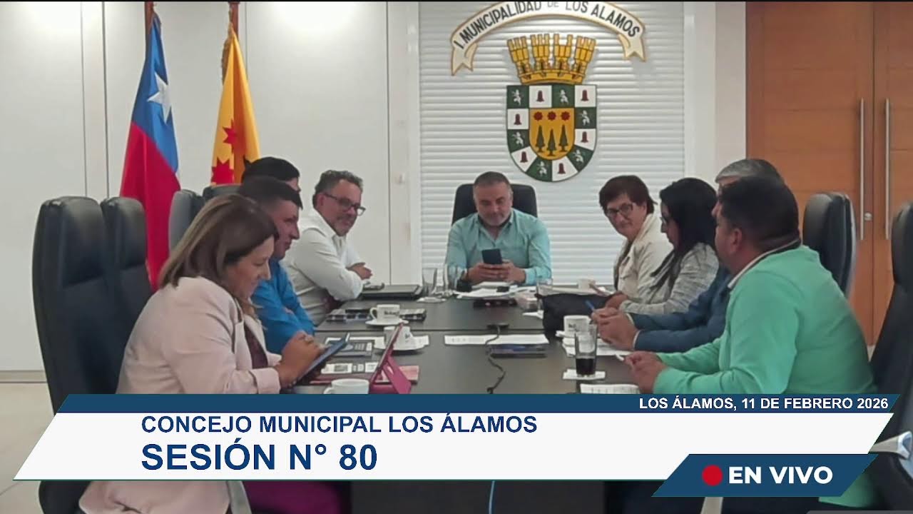 SESIÓN ORDINARIA CONCEJO MUNICIPAL LOS ÁLAMOS - 11 DE FEBRERO DEL 2026