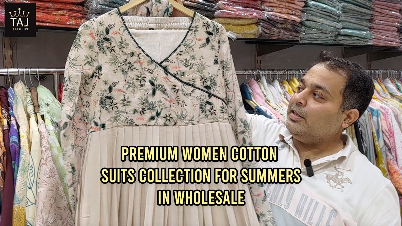 Premium Women Cotton Straight Set Suits Collection In Wholesale For Summer 2024
