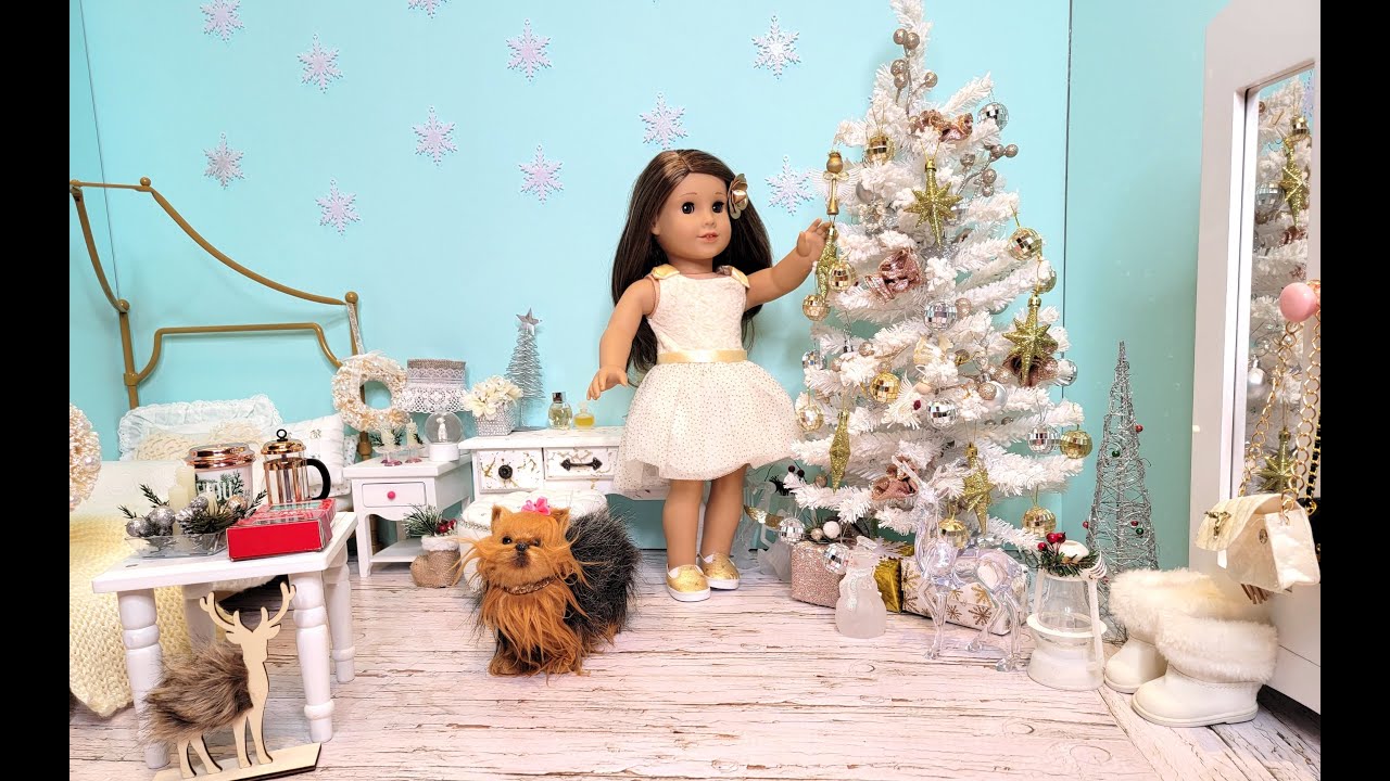 AMERICAN GIRL DOLL CHRISTMAS DECOR BEDROOM