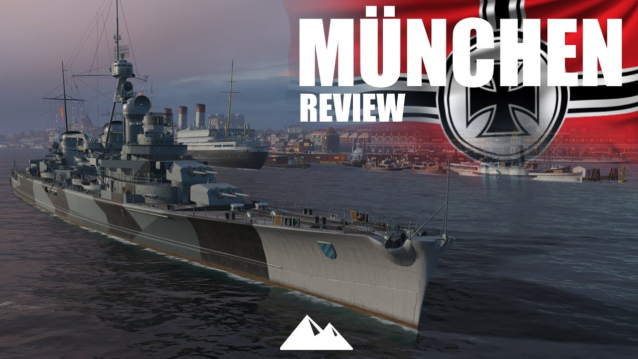 MÜNCHEN, typisch leichter deutscher Kreuzer? JEIN! - World of Warships | [Review] [Deutsch] [60fps]