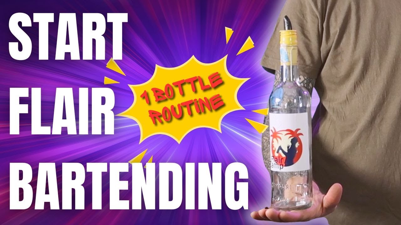 Flair Bartending: рутина с одной бутылкой