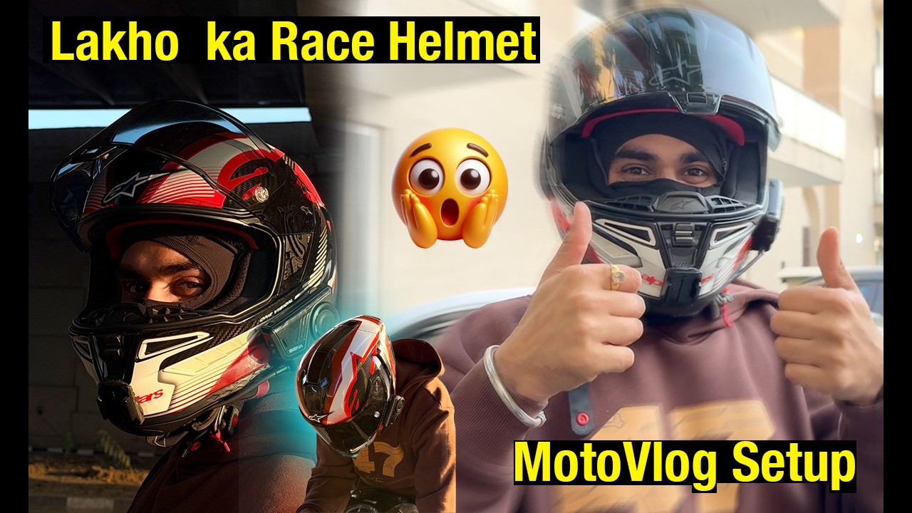 Mera Lakho😳ka Race Helmet aa gya Finally !!! Alpinestar Supertech R10 Helmet😍