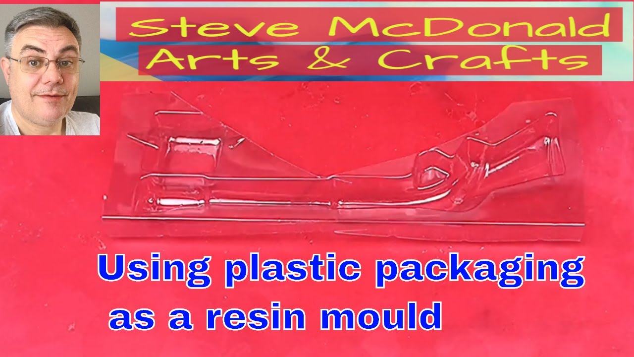 Using Plastic (blister) Packaging as a mould for Resin