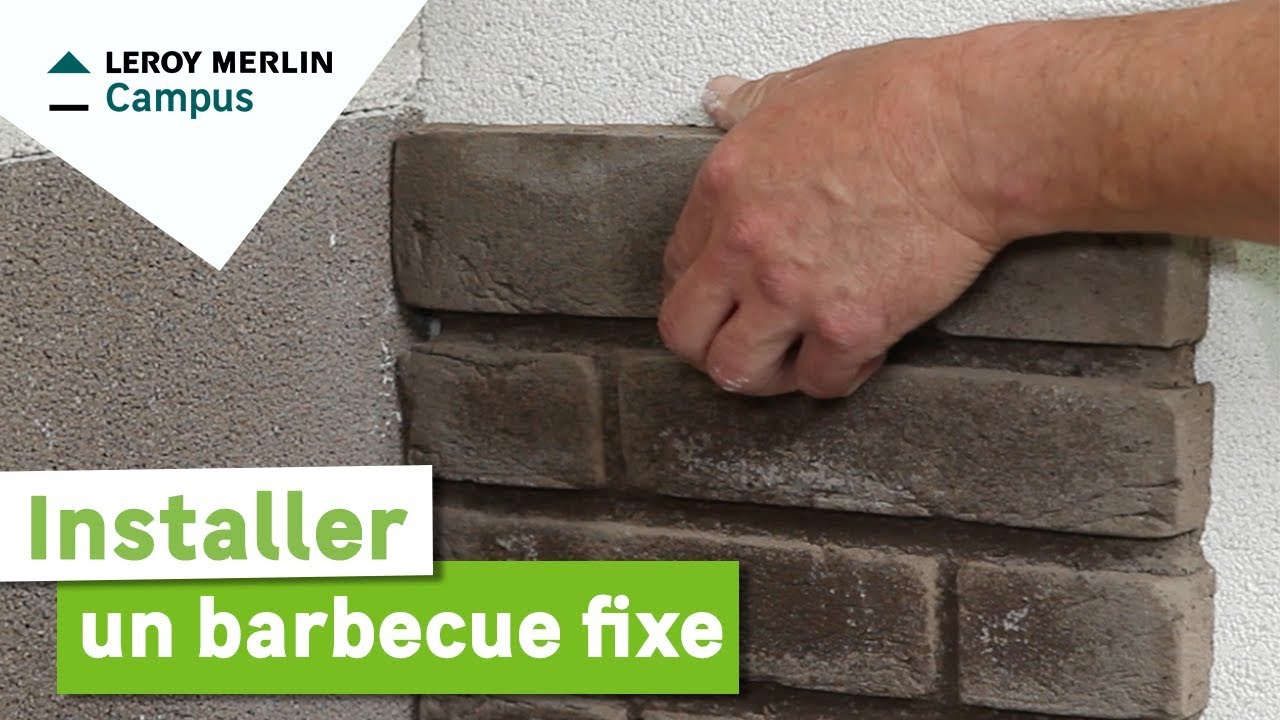 Comment installer un barbecue fixe ? Leroy Merlin