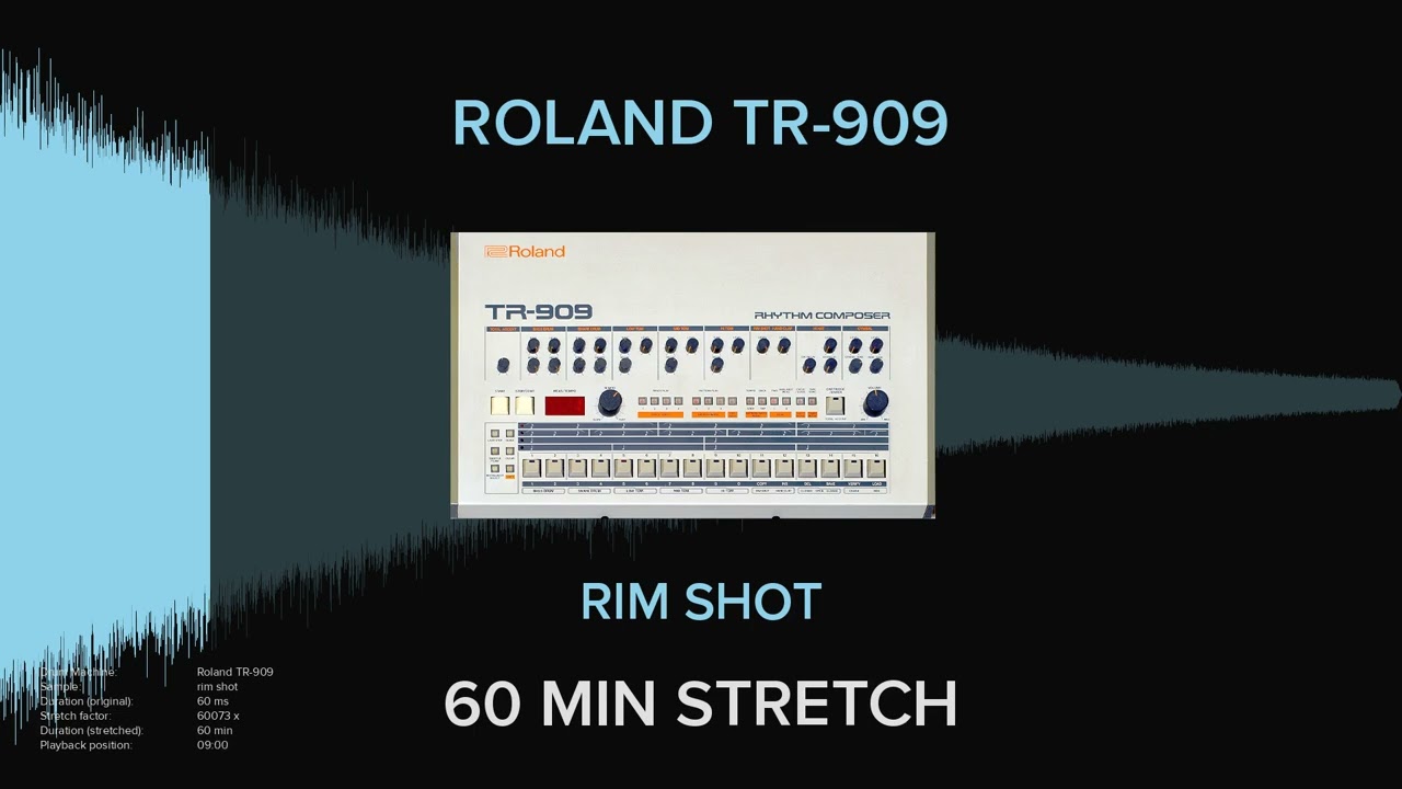 Roland TR-909 Rim Shot (1 HOUR)