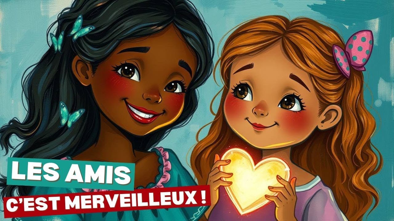 Les amis, c'est merveilleux ! Chanson en français pour enfants –avec paroles - Apprendre l’amitié
