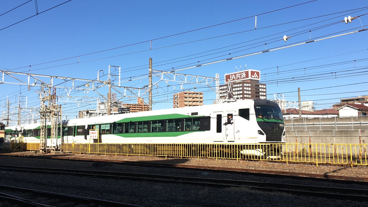 【車窓】鉄道のまち大宮鉄道ふれあいフェア2025 E257系5000番台 試乗会 OM構内試運転線