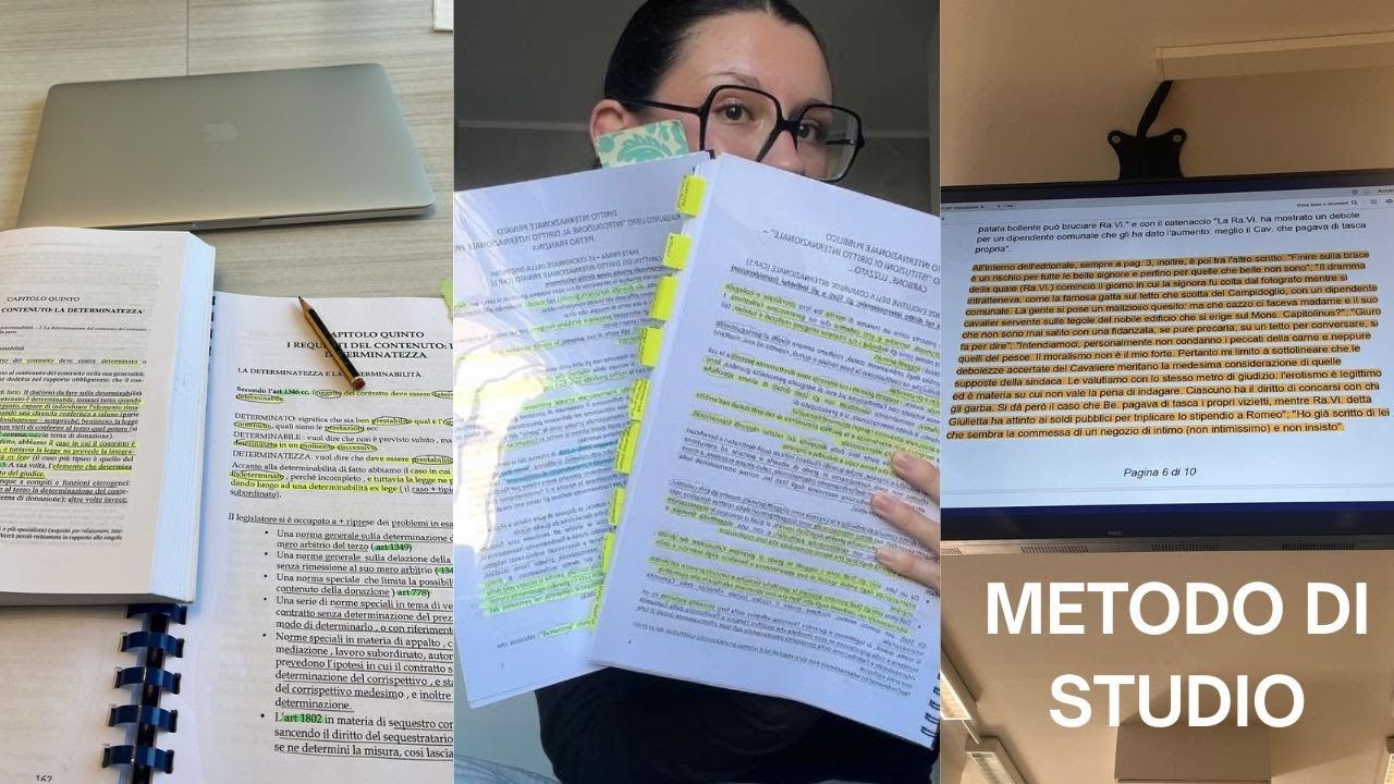 Il mio metodo di studio