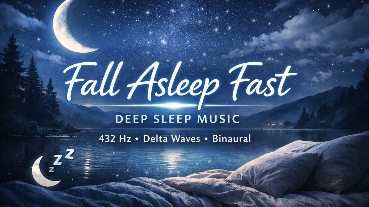 Fall Asleep Fast 🌙 Deep Sleep Music | 432Hz Delta Waves | Binaural Beats