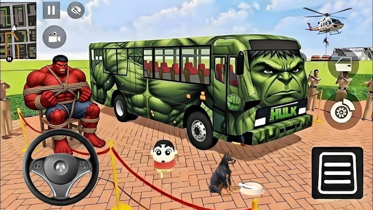 😊Indian Thift Auto Simulator😍Purchase by Spiderman🕷️ Mc Queen Car🔥 | police City Mission😳 Hulk Bus💥