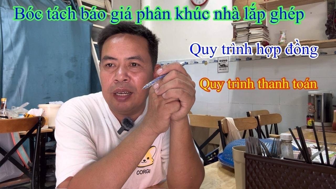 Bóc tách báo giá phân khúc nhà lắp ghép đt0969578392