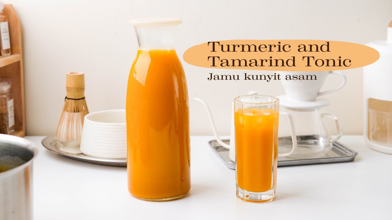 Indonesian Traditional Drink - Turmeric and Tamarind Recipe (Jamu Kunyit Asam)