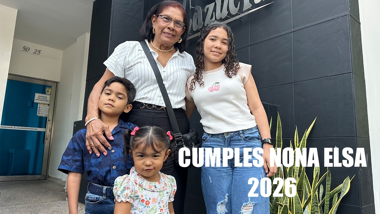 CUMPLEAÑOS NONA ELSA 2026 - 2025