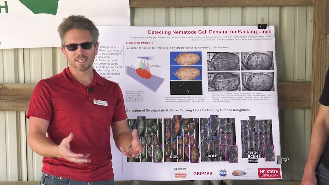 Sweetpotato Field Day -  Jeff Chandler and Poster Presentation