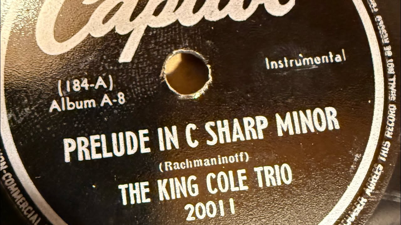 Prelude In C Sharp Minor By The King Cole Trio