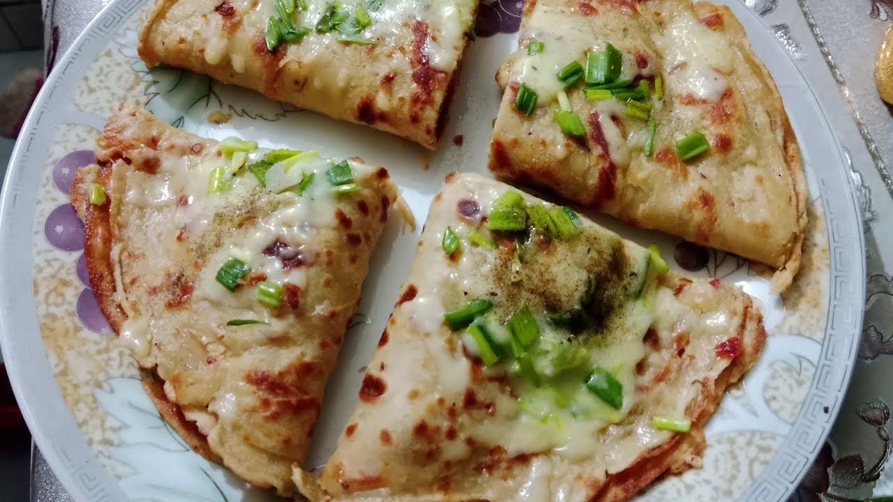 Chicken & Vegetable Cheesy Paratha 🧀 | Easy Pizza Paratha Recipe | Quick Snack Idea