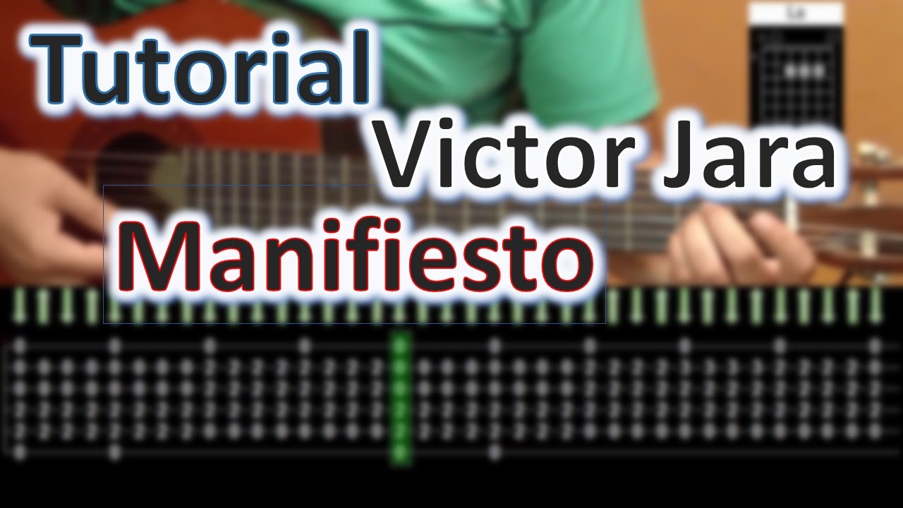 Manifiesto - Victor Jara - Tutorial Guitarra - Entre guitarras