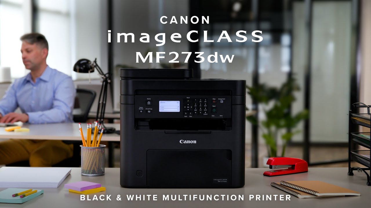 Canon imageCLASS MF273dw: Black & White Multifunction Laser Printer